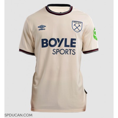 Muški Nogometni Dres West Ham United Max Kilman #3 Gostujuci 2025-26 Kratak Rukav Muški Nogometni Dres West Ham United Max Kilman #3 Gostujuci 2025-26 Kratak Rukav